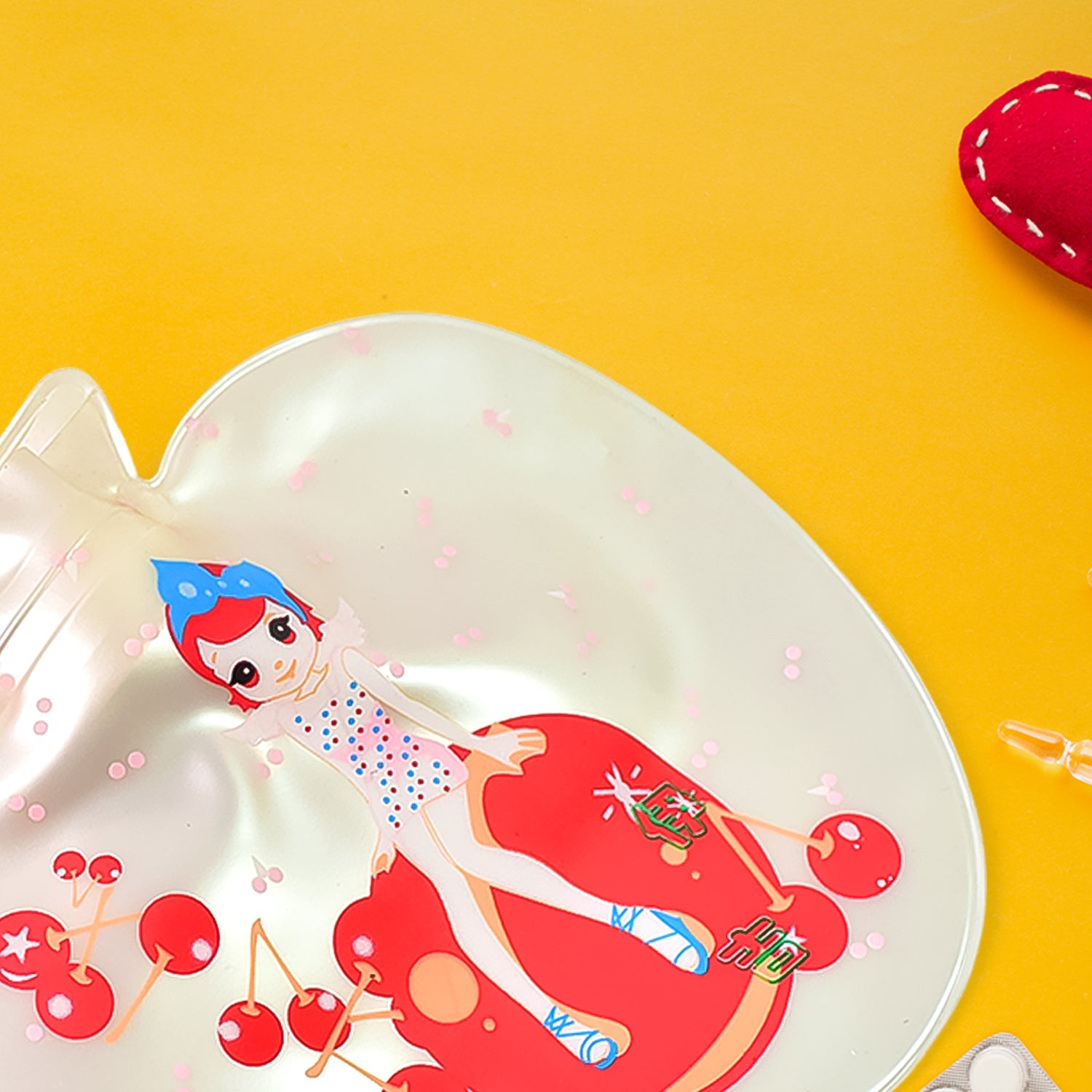 Apple Hot Water Bottle Bag For Pain Relief Apple Hot Water Bottle Bag For Pain Relief